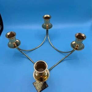 Advent, Brass Candelabra Quartet Candlestick Holder